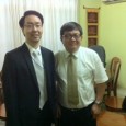 MP Son Chhay meets  Mr. Daniel Chu at SRP HQ on May 23, 2011